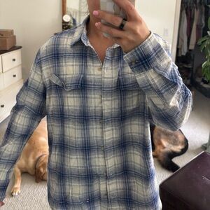 NWOT old navy Boyfriend Plaid Shirt